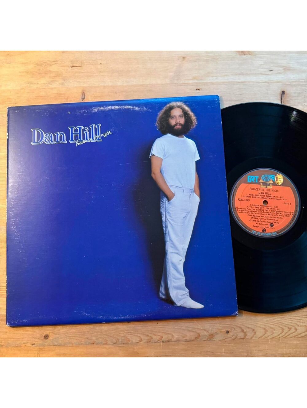 Dan Hill - Frozen in the Night 33rpm VG+ VR24